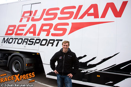 Jaap van lagen bij team Russian Bears Motorsport